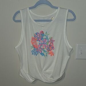 Lilly Pulitzer Luxletic Greer Tank in Shell Me Something Good